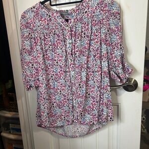 Wit & Wisdom Multicolor Floral Blouse